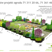 Bocian - projekt ogrodu